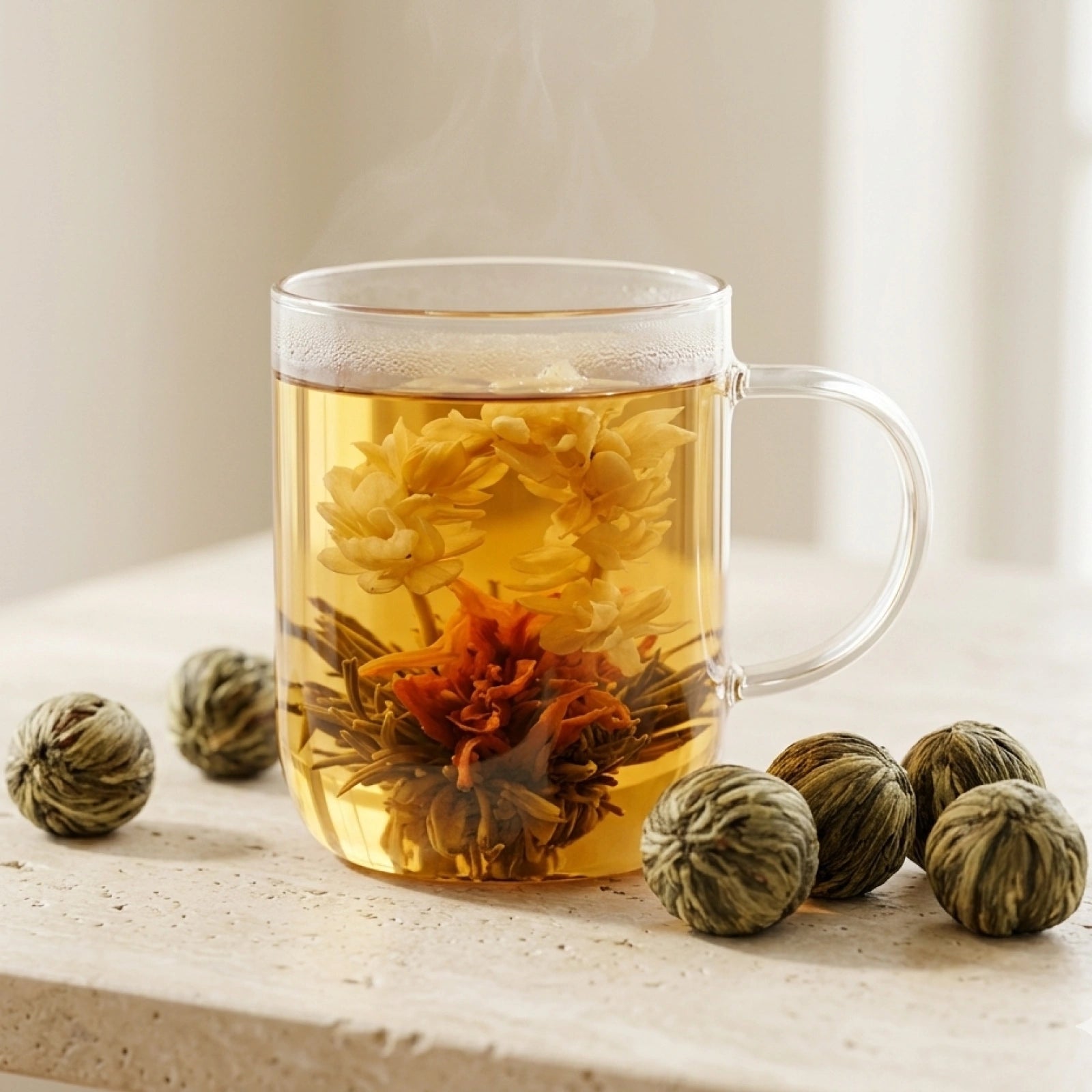 Handcrafted Blooming Flower Tea